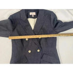 OLIVIA PALERMO Chelsea 28 Denim Blazer Size M Size M Photo 4