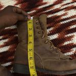 Justin Boots Women Justin Western Lace Up L575 Brown Leather Combat Ankle Boots Fringe USA Vintage Size 6 B #cowboy #cowgirl  Photo 2