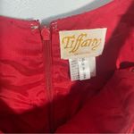 Vintage Tiffany Designs Red Fit and Flare Beaded Sweetheart neckline Mini Dress Size 4 Photo 4