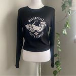 Princess Polly Princess‎ Polly BEATRIX LONG SLEEVE TEE BLACK Black Graphic Long Sleeve size  10 Photo 2