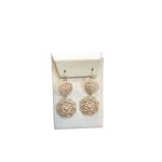 Double drop link and gold toned chandelier style earrings Gold Photo 2