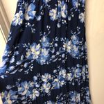 LC Lauren Conrad Lauren Conrad Blue Floral Summer Dress Size Small Photo 8