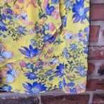 Anthropologie HD In Paris Yellow Floral Sun Garden Blouse Women's Size 0 Photo 3