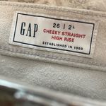 Gap  Metallic Silver Faux Leather
Cheeky Straight High Rise Photo 3