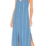 Bella Dahl  Blue Striped Maxi Dress Photo 0