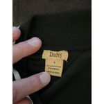 Daisy Dress Womens Small Black Varsity Shirt Bodycon Snap Front B Patch Mini Photo 8