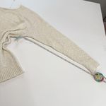 LL Bean Cream Midweight Cotton Slub Rollneck Pullover Sweater Size XL Photo 10