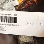 Chico's Chico’s Shimmering Flora Donya Jacket 2 Medium 12 Photo 4
