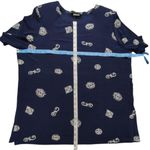 Vikki Vi Celestial Top NWT Tunic Short Sleeve Whimsy Boho Ribbed Plus Size 1X White Photo 6