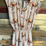 Show Me Your Mumu  Pink Rowdy Romper Size Medium‎ Photo 0