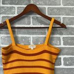 For Love & Lemons  Gemma Knit Mini Dress Striped ribbed Seamless Women’s Size 1X Photo 3