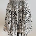 Francesca's Francesca’s x Alya Eyelet Lace Overlay Fit & Flare Dress-Black White- Size M NWT Photo 2