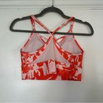Nike  Indy Icon Clash Orange White Longline Sports Bra S Photo 2