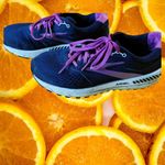 Brooks  Ariel Women's Running Shoes Size 10 Navy Pink Cushion Support Photo 1