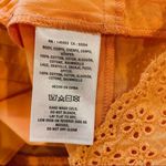 Anthropologie X MARE MARE Josephine Ruffle Eyelet Lace Trim Top Orange Size S Photo 10
