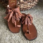 J.Crew braided tassel leather thong sandal 7 Photo 1