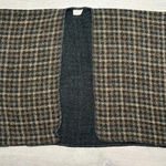 Boyne Valley Weavers Shawl O/S Black Brown Plaid Wool Blend Cottagecore Irish Size undefined Photo 0