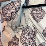 Chico's Chico’s Zenergy Convertible Puffer Jacket Paisley Print Reversible Multi Wear Photo 8