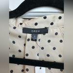 Drew  Benson Ivory Polka Dot Ruffle French Cuff Blouse Size Small NWT MSRP $212 Photo 6