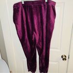 Vince Camuto  Cotten Blend Corduroy Joggers Rich Purple Plus Size 3X Photo 5
