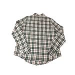 CP Shades  Tunic Top Size Medium 100% Linen Plaid Button Front Long Sleeve Shirt Photo 3