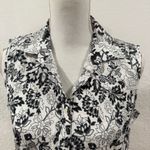 Charter Club Tailored Fit Floral Print Sleeveless Blouse Size 10 Classic Casual Photo 5