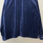 Old Navy Vintage Velvet Shirt Women Long Sleeves XL Button-Up Cotton Classic Photo 6