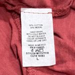 Emory park NEW  Blush Pink Long‎ Sleeve Ruffle Hem Flirty Comfy Top Size L Photo 7