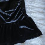 VERO MODA Ruffle Velvet Mini Skirt Photo 1