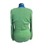 Ann Taylor Loft‎ Women's Cable Knit Sweater Apple Green Large Green Photo 2