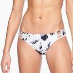 Athleta aqualuxe white floral bikini bottom size medium Photo 0