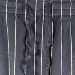 Ralph Lauren Lauren XL Blue White Striped Drawstring Viscose Wide Leg Pants Photo 1