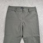 Talbots  Womens Pants 12 Army Green Stright Leg Pocket Stretch Casual Office Work Photo 8