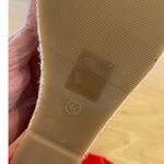 Red Espadrille Wedge Heels Ankle Tie Up Ribbon Detail Summer Shoes
Size 40/9.5 Photo 4