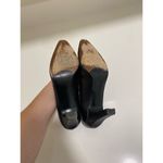 Stuart Weitzman Vintage Black Leather Closed Toe Pump Heels Size 7 Photo 8