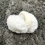 Faux Fur Ear Muffs Foldable in White​​​ White Photo 1