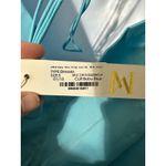 Meshki Baby Blue Satin Mini Dress Spaghetti Straps Backless Lace Up Size S Photo 5