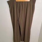 Jones New York Jones & Co Pull On Cropped Pant Wide Leg Green Photo 4
