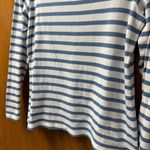 Cath Kidston Long Sleeve Breton Stripe Shirt Top Round Neck Blue White Large L Photo 4