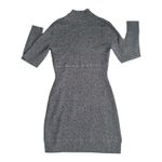 Athleta Innsbrook Sweater Dress Extrafine Merino Wool Black Gray Marled Sz M Photo 5