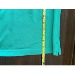 Lilly Pulitzer Women's Large Green Shrunken Polo Shirt Short Sleeve Embroidered Photo 4