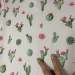 Bad Birdie Desert Hazard Short Sleeve golf Polo Shirt cactus print size small Green Photo 6