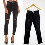 AGOLDE Nico High Rise Slim Jeans Cassette Black Size 27 Photo 1