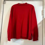 Vintage USA Nutcracker Graphic Christmas Sweater Red Holiday Bow Wreath Glitter Size L Photo 1