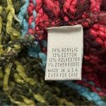 Relais Knitware Vintage Women’s Size M Blue Pink Red Fairisle Crewneck Sweater Size M Photo 4