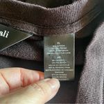 Norma Kamali Tunic Dress Size XL Brown Sweatshirt Mini Sleeveless V-Neck Photo 9