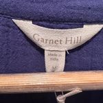 Garnet Hill NWT Royal Blue Organic Cotton Tiered Mini Dress Size Medium Button Photo 3