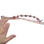 New Pink Rhinestone Beaded Baseball Softball Bracelet Photo 6