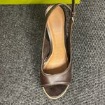 Gianni Bini  Brown Espadrille Heels Slingback Womens Size 6 Platform Photo 2