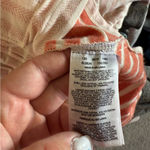 Columbia  Melody Orange White‎ Stripe Full Zip Hoodie Sweatshirt Lightweight XL Photo 5